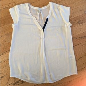 Joie White Sleeveless Top